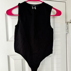 Forever 21 Black Sleeveless Bodysuit